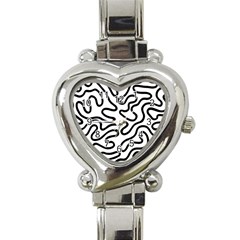 Patern Vector Heart Italian Charm Watch by nate14shop