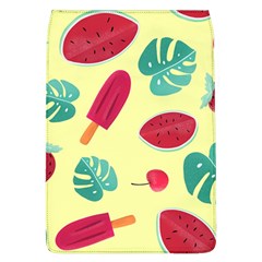 Watermelon Leaves Cherry Background Pattern Removable Flap Cover (l)