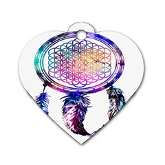 Bring Me The Horizon  Dog Tag Heart (two Sides) by nate14shop