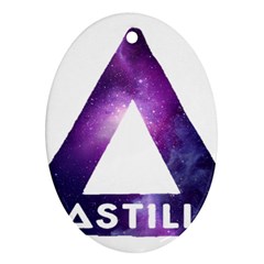 Bastille Galaksi Ornament (oval) by nate14shop