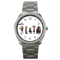 American Horror Story Cartoon Sport Metal Watch by nate14shop