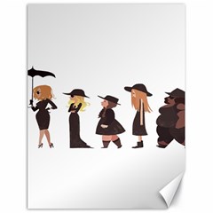 American Horror Story Cartoon Canvas 18  X 24  by nate14shop
