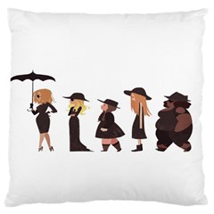 American Horror Story Cartoon Large Flano Cushion Case (two Sides) by nate14shop