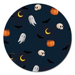 Halloween Magnet 5  (round) by nate14shop