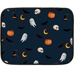 Halloween Fleece Blanket (mini) by nate14shop