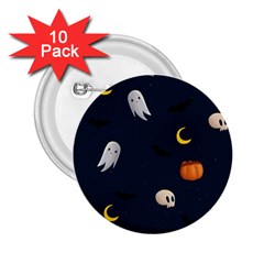 Halloween 2 25  Buttons (10 Pack)  by nate14shop