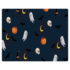 Halloween Double Sided Flano Blanket (medium)  by nate14shop