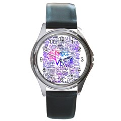 Piere Veil Round Metal Watch by nate14shop