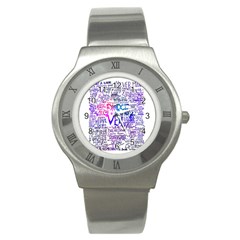 Piere Veil Stainless Steel Watch by nate14shop