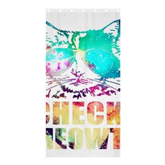 Check Meowt Shower Curtain 36  X 72  (stall)  by nate14shop