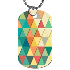 Geometric Dog Tag (Two Sides)