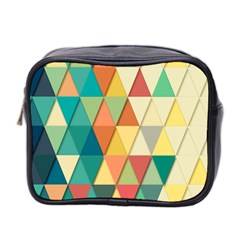 Geometric Mini Toiletries Bag (two Sides) by nate14shop