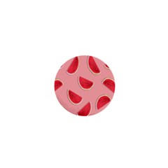 Water Melon Red 1  Mini Buttons