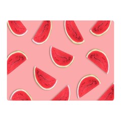 Water Melon Red Double Sided Flano Blanket (mini)  by nate14shop