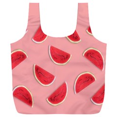 Water Melon Red Full Print Recycle Bag (xxxl) by nate14shop