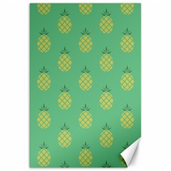 Pineapple Canvas 20  X 30  by nate14shop