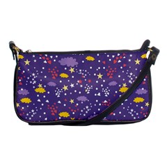 Pattern-cute-clouds-stars Shoulder Clutch Bag