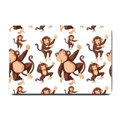 Monkey-seamless-pattern Small Doormat 