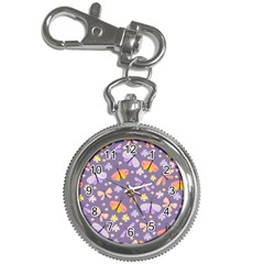 Vector-seamless-pattern-with-butterflies-beetles Key Chain Watches