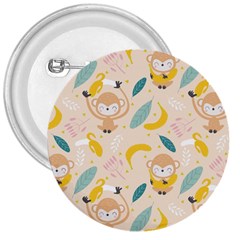 Cute-monkey-banana-seamless-pattern-background 3  Buttons