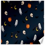Halloween Ghost Pumpkin Bat Skull Canvas 16  x 16  15.2 x15.41  Canvas - 1