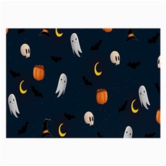 Halloween Ghost Pumpkin Bat Skull Large Glasses Cloth (2 Sides) by artworkshop