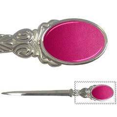 Pink Leather Leather Texture Skin Texture Letter Opener