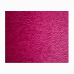 Pink Leather Leather Texture Skin Texture Small Glasses Cloth (2 Sides) by artworkshop