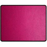 Pink Leather Leather Texture Skin Texture Double Sided Fleece Blanket (Medium)  58.8 x47.4  Blanket Back