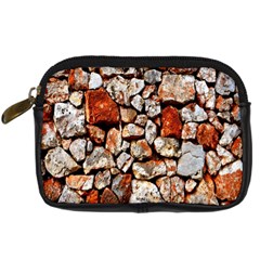 Stone Wall Wall Texture Drywall Stones Rocks Digital Camera Leather Case by artworkshop