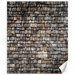 Wall Stone Wall Brick Wall Stoneworks Masonry Canvas 8  x 10 