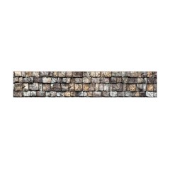 Wall Stone Wall Brick Wall Stoneworks Masonry Flano Scarf (mini) by artworkshop