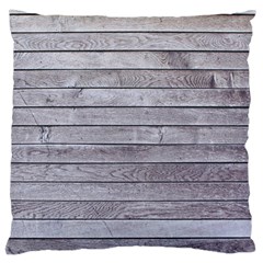 Wood Wooden Wall Wooden Boards Wall Boards Wall Large Flano Cushion Case (two Sides) by artworkshop