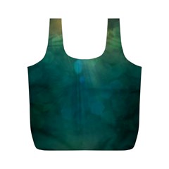 Background Green Full Print Recycle Bag (m) by nate14shop