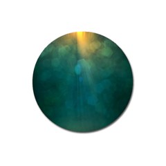 Background Green Magnet 3  (round) by nate14shop