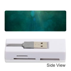 Background Green Memory Card Reader (stick)