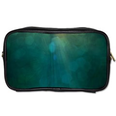 Background Green Toiletries Bag (one Side) by nate14shop