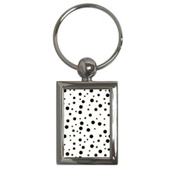 Motif-polkadot-001 Key Chain (rectangle) by nate14shop