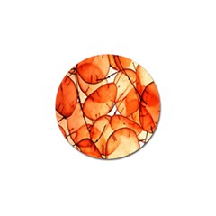 Orange Golf Ball Marker (4 Pack)