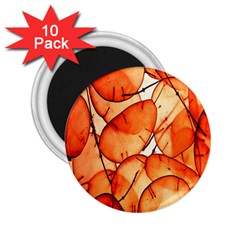 Orange 2 25  Magnets (10 Pack)  by nate14shop