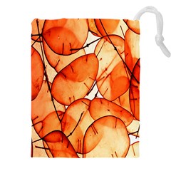 Orange Drawstring Pouch (5xl) by nate14shop