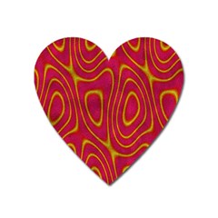 Pattern Pink Heart Magnet