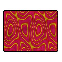 Pattern Pink Double Sided Fleece Blanket (small)  by nate14shop