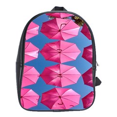 Pink Umbrella School Bag (large) by nate14shop