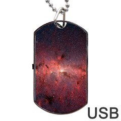 Milky-way-galaksi Dog Tag Usb Flash (two Sides) by nate14shop