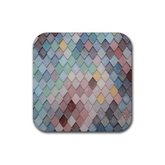 Tiles-shapes Rubber Coaster (square) by nate14shop