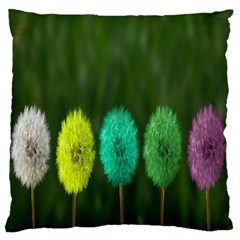 Dandelions Large Cushion Case (two Sides) by nate14shop