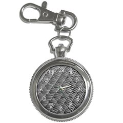 Grid Wire Mesh Stainless Rods Metal Key Chain Watches by artworkshop