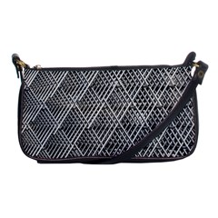 Grid Wire Mesh Stainless Rods Metal Shoulder Clutch Bag by artworkshop