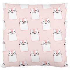 Fluffy Cat Pets Standard Flano Cushion Case (two Sides) by artworkshop